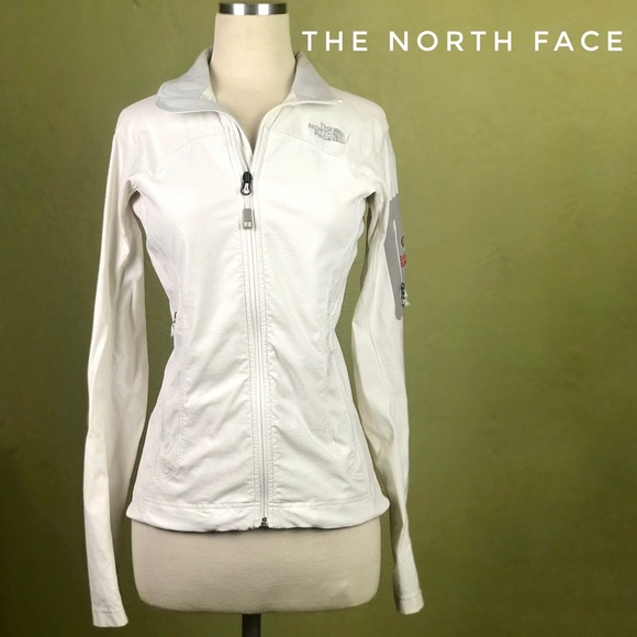 The North Face Jackets & Blazers - The North Face White Tech Running Zip Jacket Small